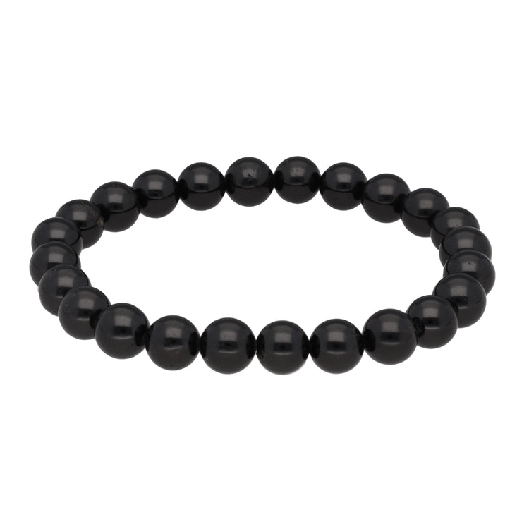 Onyx ball bracelet | 8 mm