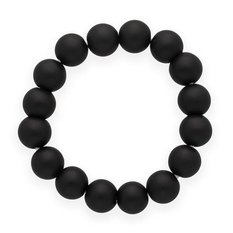 Onyx, matte | elastic ball ring
