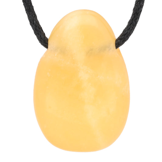 Orange Calcite Drop Pendant 