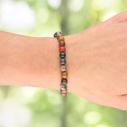 Ocean Jasper Ball Bracelet | 6mm