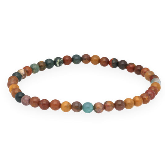 Ocean Jasper Mini Ball Bracelet | 4mm
