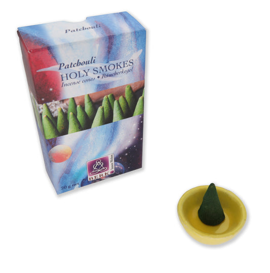 Holy Smokes Incense Cones "Patchouli" - Earthy magic for the senses 