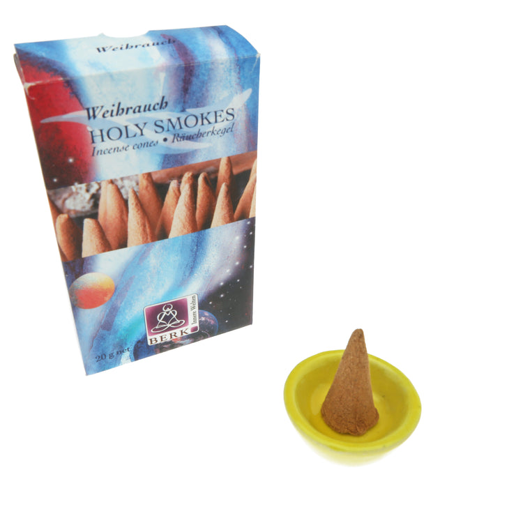 Holy Smokes Incense Cones "Frankincense" - Traditional Aroma for Harmony 