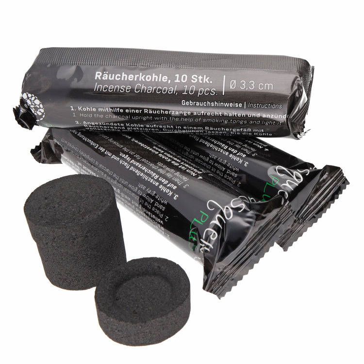 Smoking charcoal Ø 3.3 cm | 3 x 10 pieces