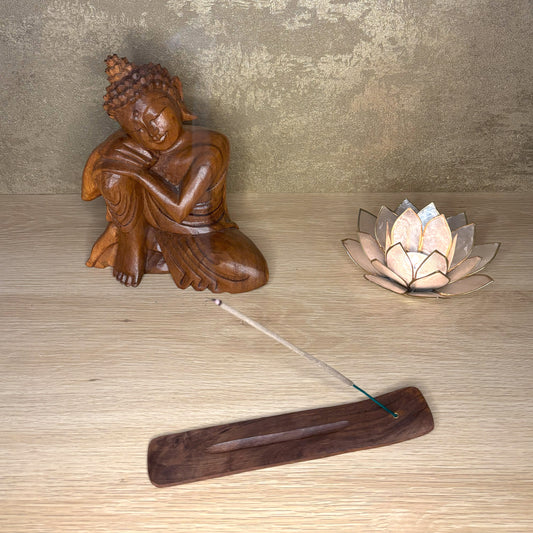 Wooden holder 18cm for incense sticks