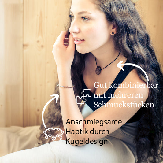 Rauchquarz Mini-Kugelarmband | 4 mm