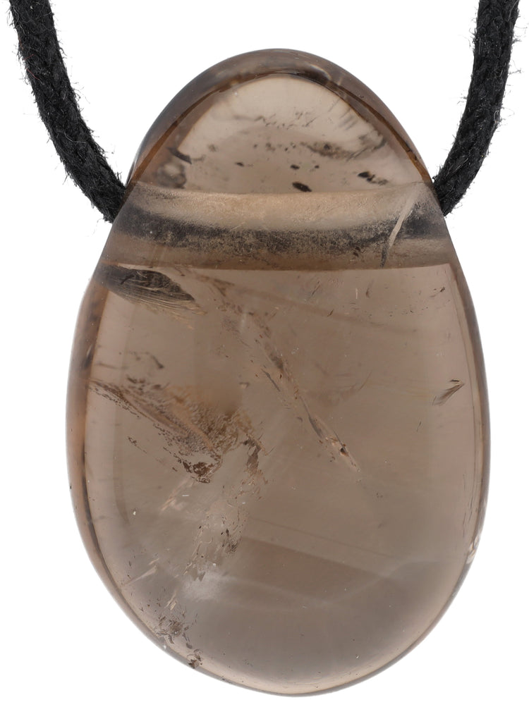 Smoky quartz drop pendant