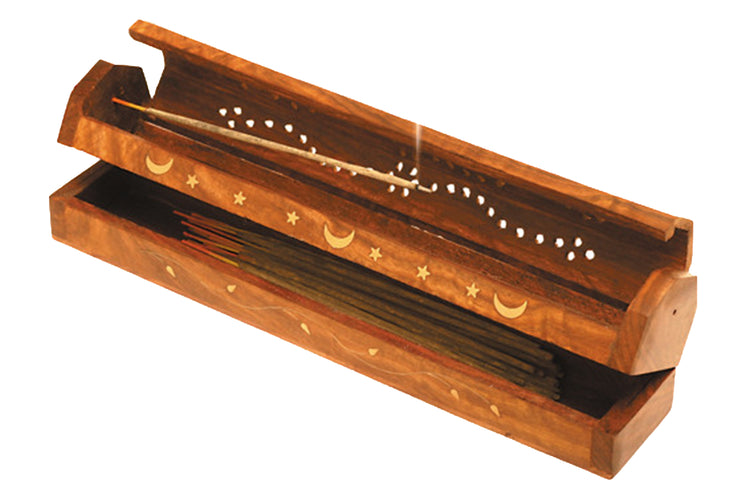 Wooden smoking box 30 cm