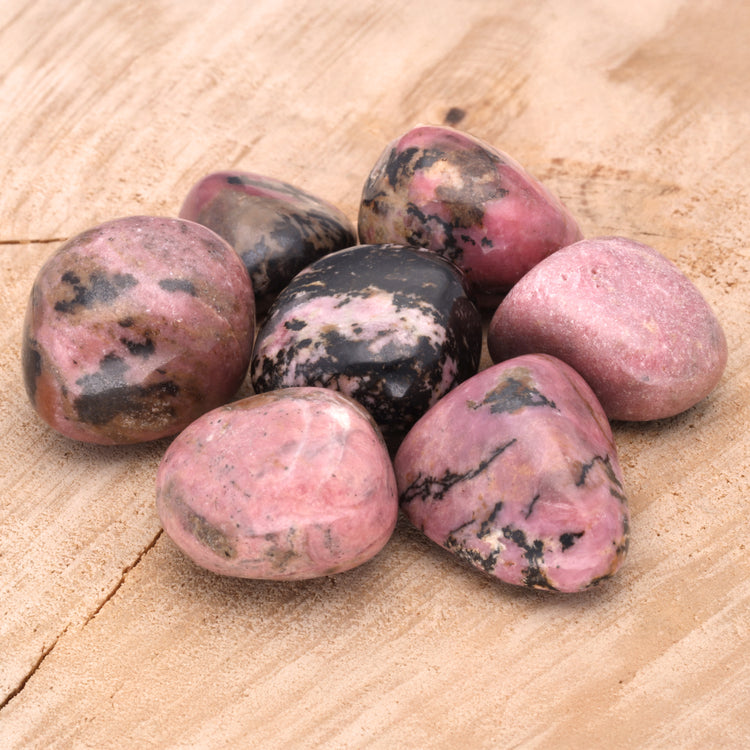 Rhodonite tumbled stone