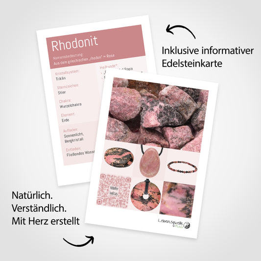 Rhodonit Trommelstein