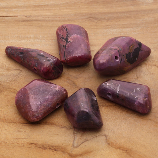 Ruby drop pendant 