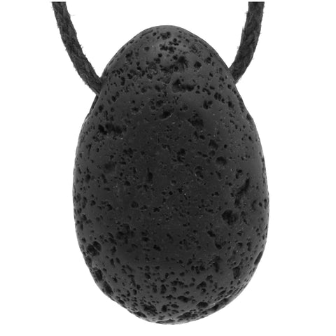 Lava Stone Drop Pendant