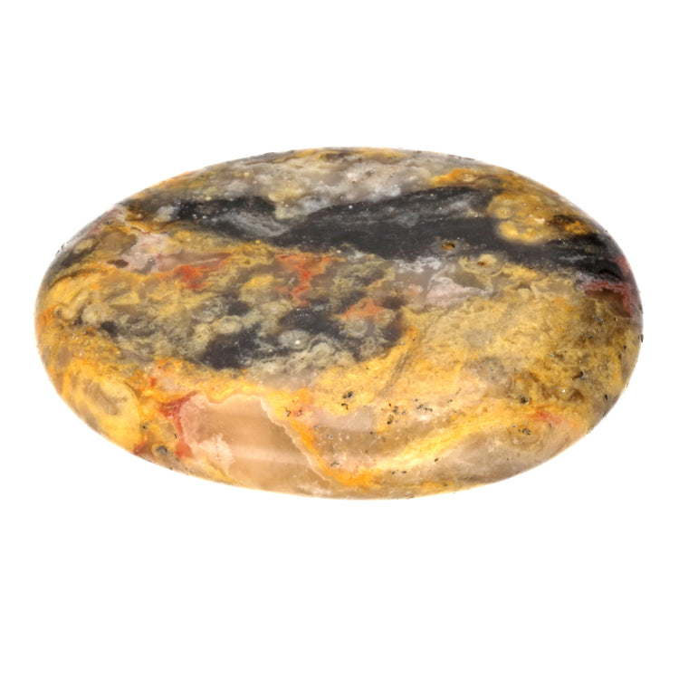Crazy Lace Agate Disc Stone