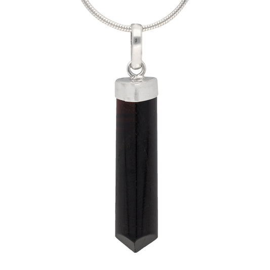 Tourmaline, black (schorl) polished tip | 3-4 cm