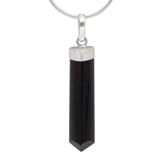 Tourmaline, black (schorl) polished tip | 3-4 cm