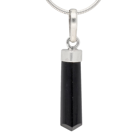 Tourmaline, black (schorl) polished tip | 2-3 cm