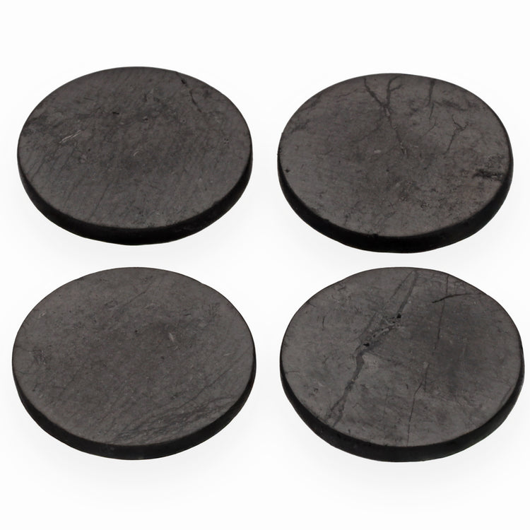 Shungite stickers set of 4 | Protective plates against EMF radiation