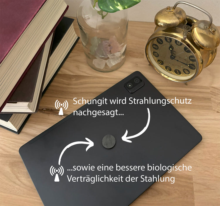 Shungite stickers set of 4 | Protective plates against EMF radiation