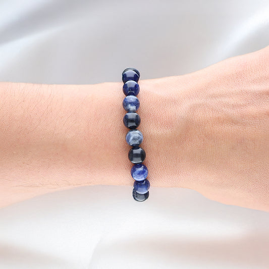Sodalite bead bracelet | 8 mm