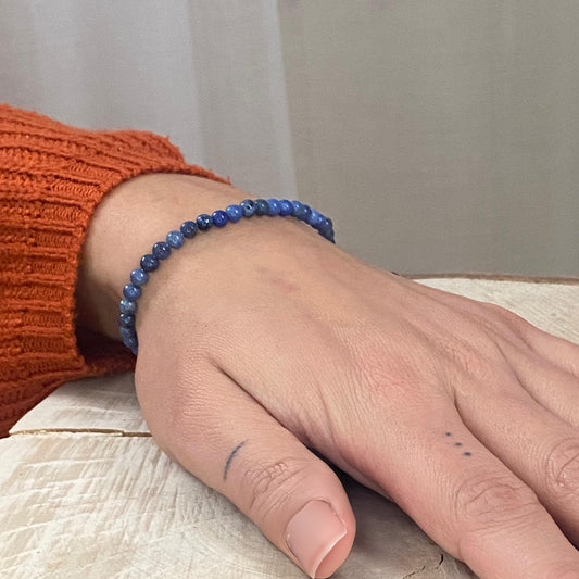 Sodalite mini ball bracelet | 4mm