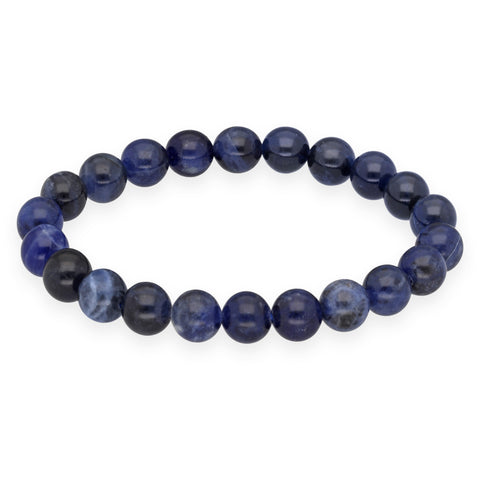 Sodalite Bead Bracelet | 8 mm