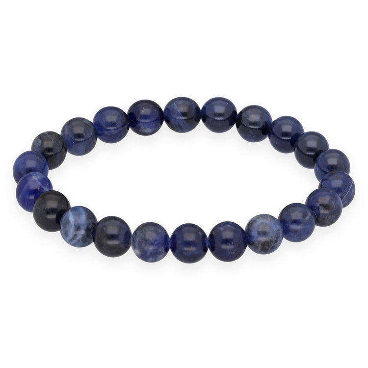 Sodalite bead bracelet | 8 mm