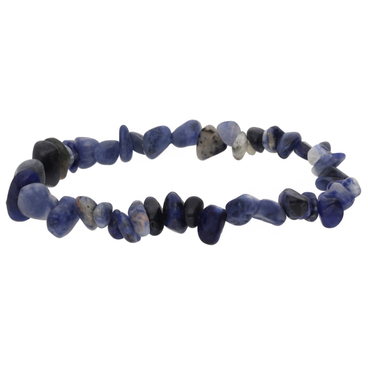Sodalite chip bracelet