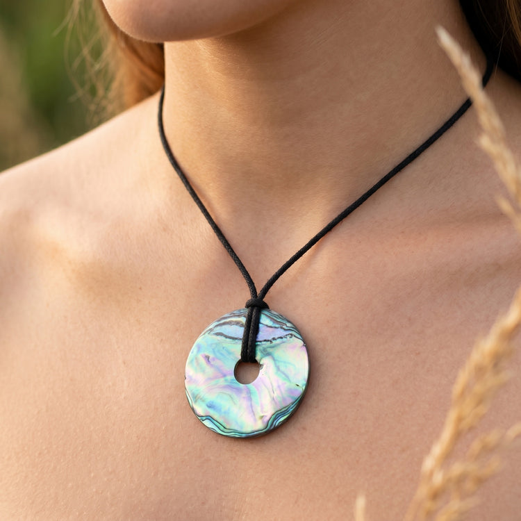 Abalone 40mm Donut – tragebild