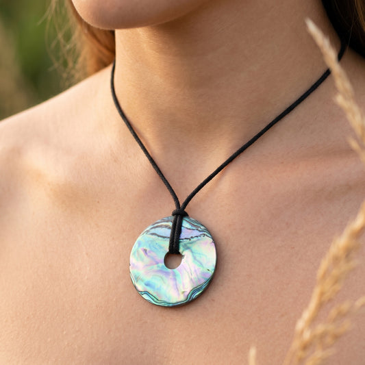 Abalone 40mm Donut – tragebild