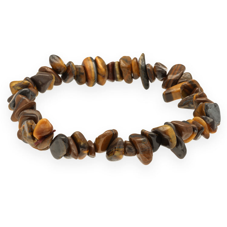 Tiger eye chip bracelet