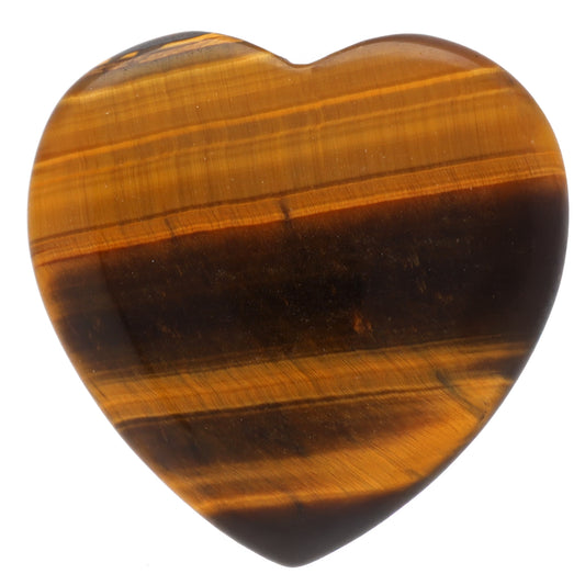 Tiger's Eye Heart | Tumbled Stone 2x2 cm 
