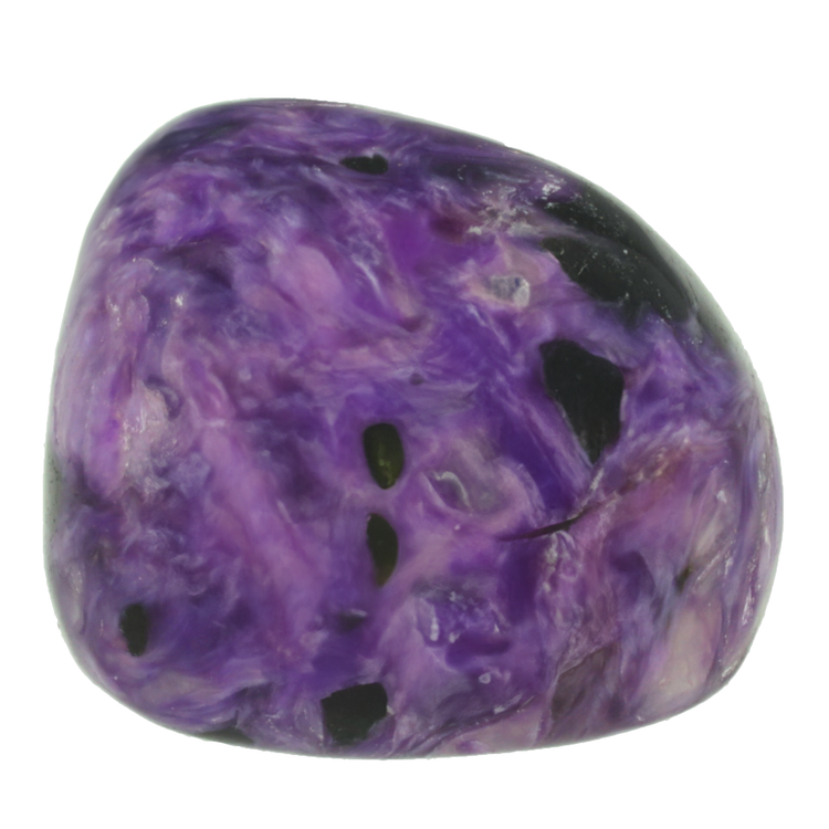 Charoite tumbled stone