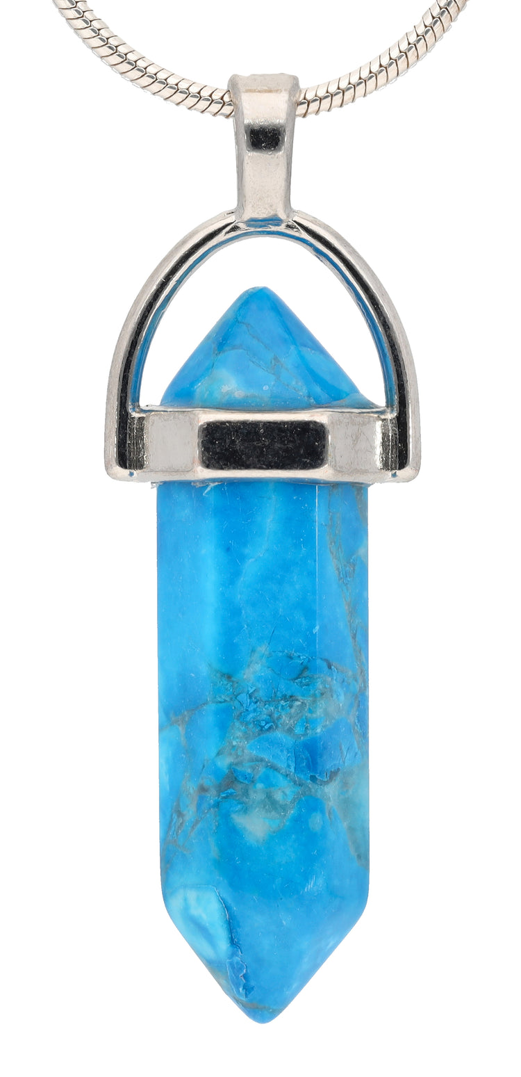 Turquoise, Rec. | Double lace, set | silver-colored eyelet