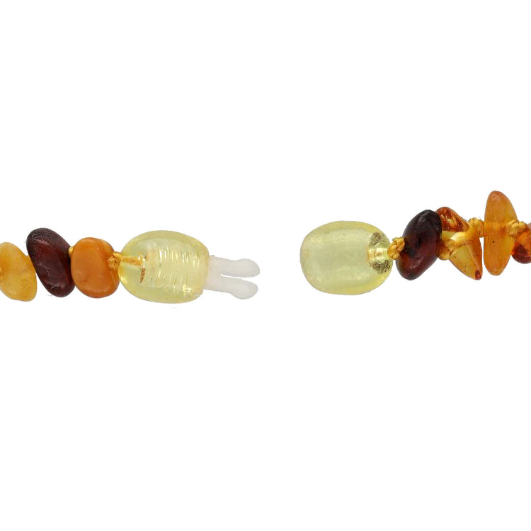 Baltic Amber Necklace 32 cm | Filigree Piece of Jewelry for Small Necks