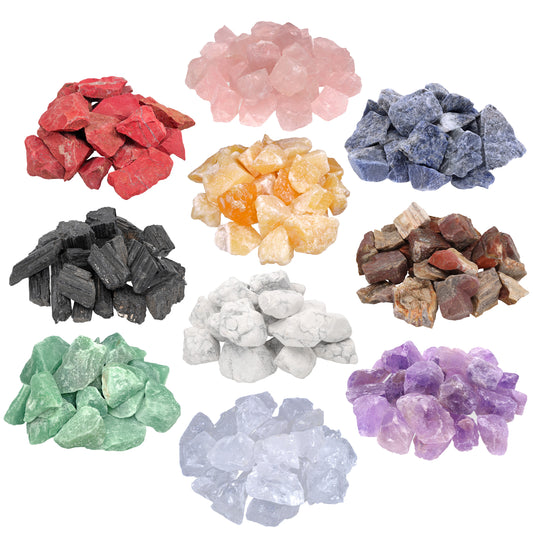 Water Stones XL Mix #1 | 10 popular types of natural stones for gemstone water | 1 kg total