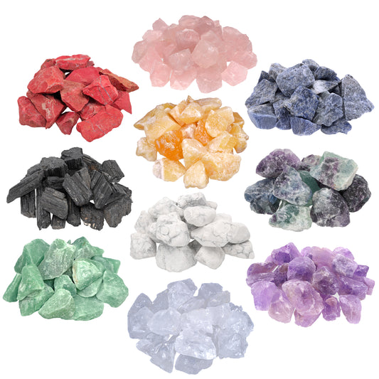 Water Stones XL Mix #1 | 10 popular types of natural stones for gemstone water | 1 kg total
