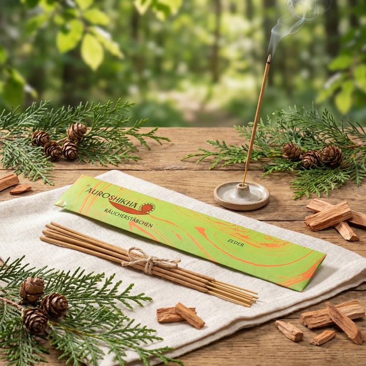 Auroshikha Räucherstäbchen – Zeder — Lifestyle
