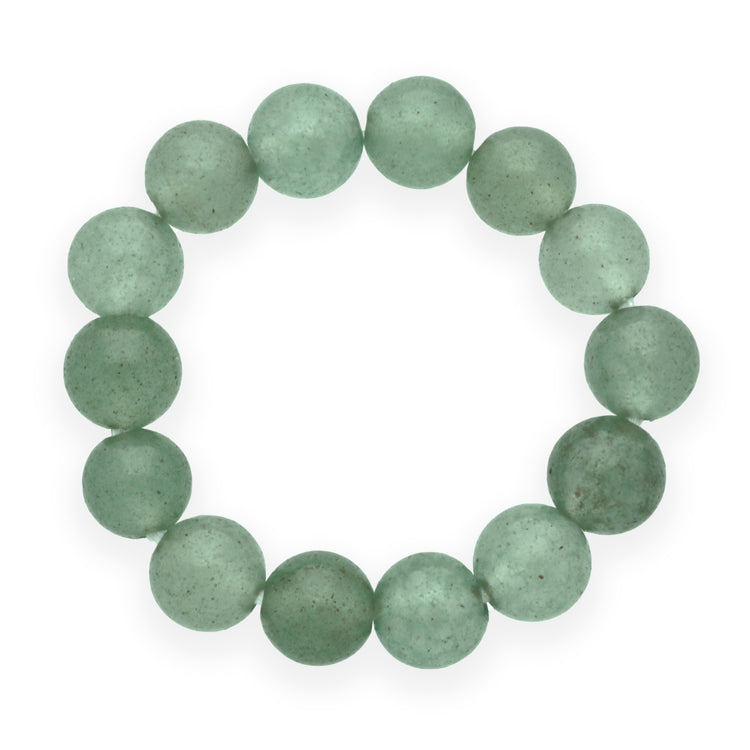 Aventurine, green | elastic ball ring