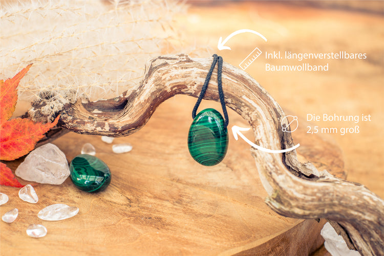 Malachite Drop Pendant