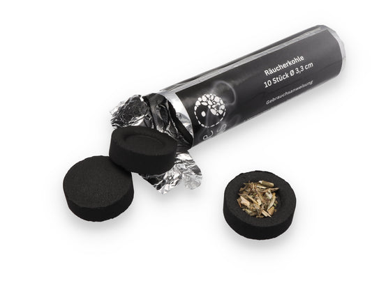 Smoking charcoal Ø 3.3 cm | 3 x 10 pieces