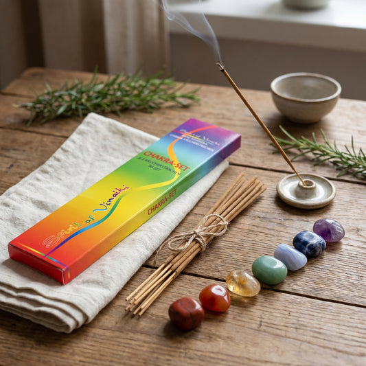 Spirit of Vinaiki Räucherstäbchen – Chakra — Tragebild