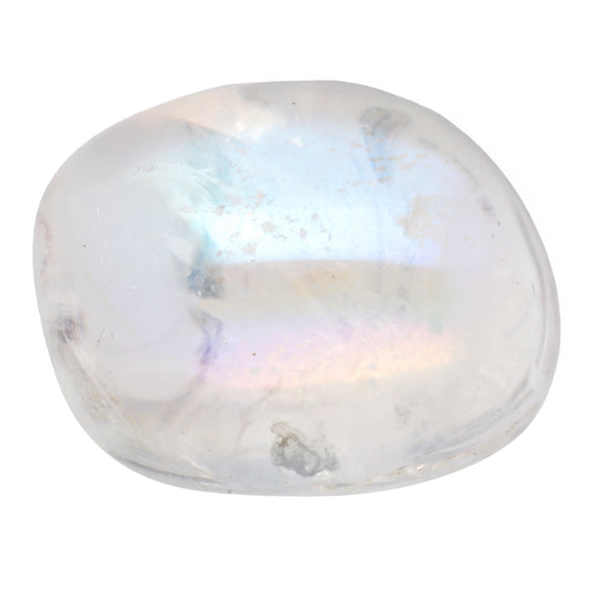 Angel Aura (rock crystal vaporized) tumbled stone