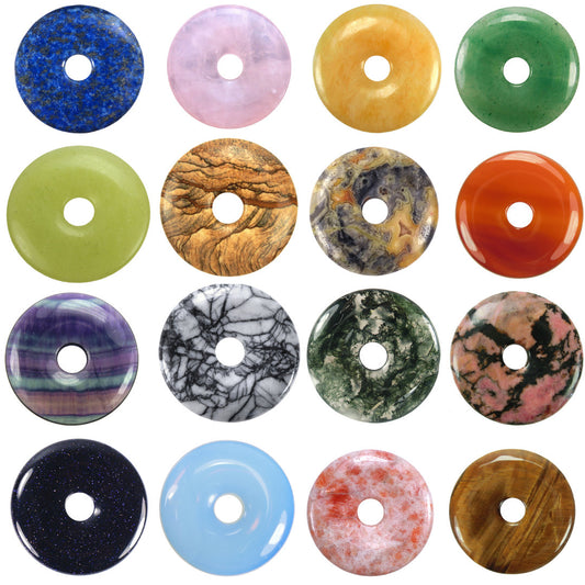 10x Donut Pendants 40 mm Remaining Stock | Surprise Item