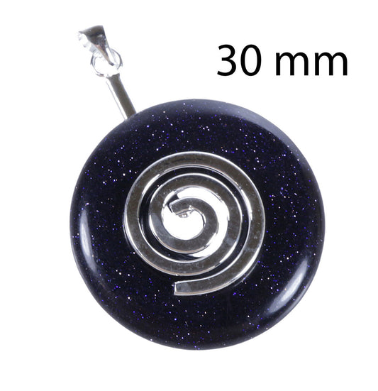 Donut holder spiral for 30 &amp; 40 mm donut stones | silver