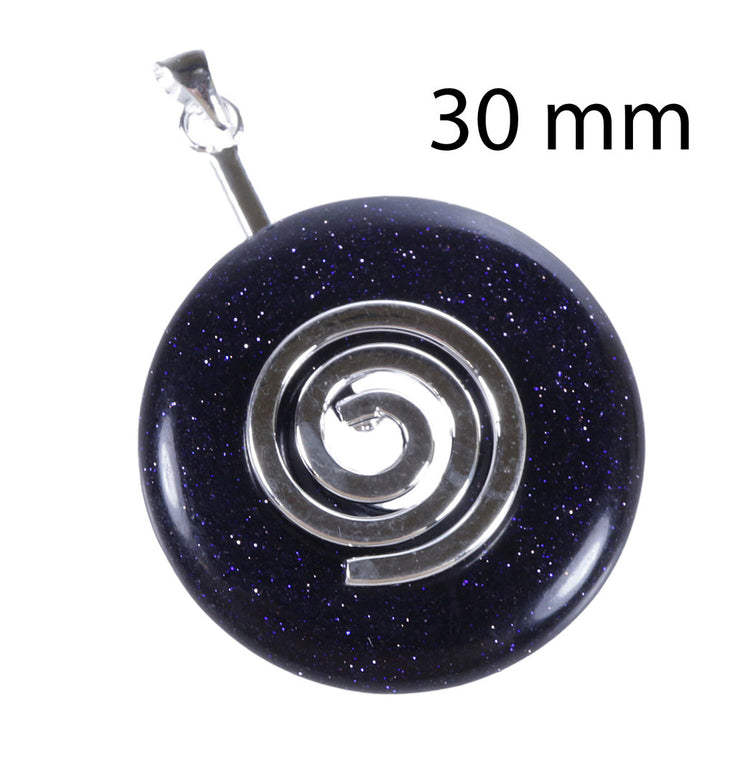 Donut holder spiral for 30 &amp; 40 mm donut stones | silver