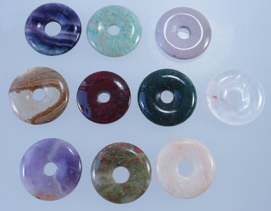 10x Donut Pendants 30 mm Remaining Stock | Surprise Item