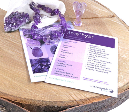 Gemstone Card Set | 60 + 2 informative cards on the most popular gemstones