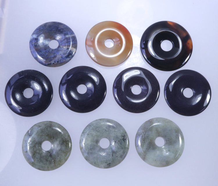 10x Donut Pendants 40 mm Remaining Stock | Surprise Item