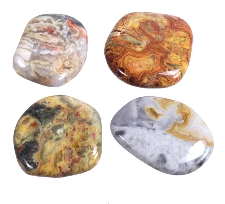 Crazy Lace Agate Disc Stone
