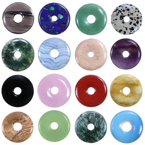 10x Donut Pendants 30 mm Remaining Stock | Surprise Item